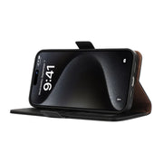 For Samsung Galaxy S25 Ultra ABEEL Side-Magnetic Litchi Pattern Leather RFID Phone Case(Black)