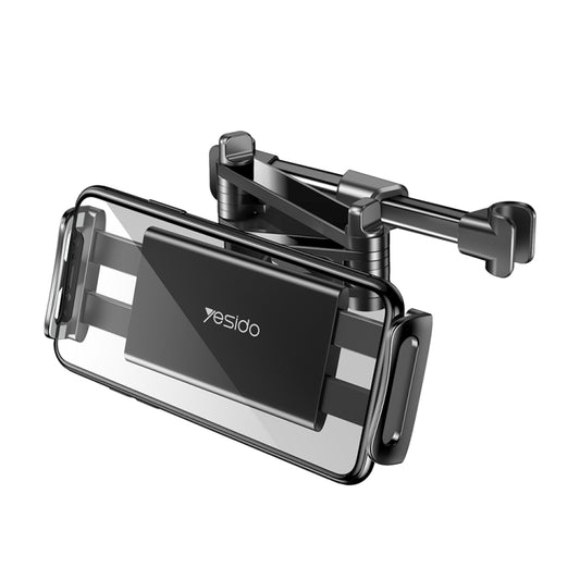 Yesido C117 Car Headrest Backseat Phone & Tablet Holder(Black) - Universal Car Holders by Yesido | Online Shopping South Africa | PMC Jewellery | Buy Now Pay Later Mobicred