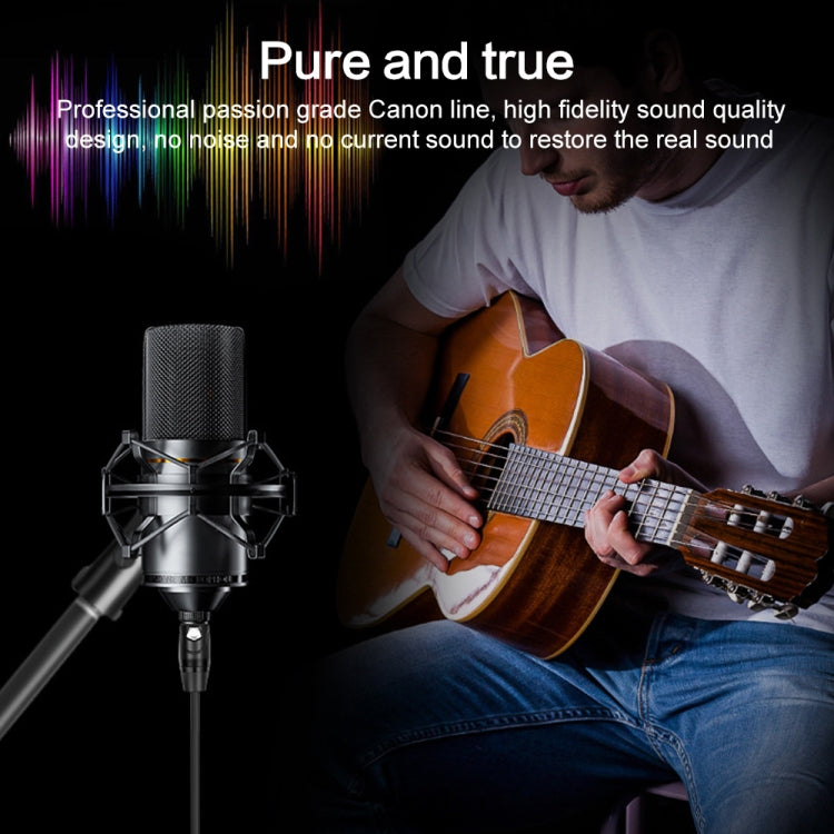 6.35mm to XRL Canon Female Dual Channel Microphone Audio Cable, Length:10m(Black) - free shipping - PMC Jewellery - Order now!