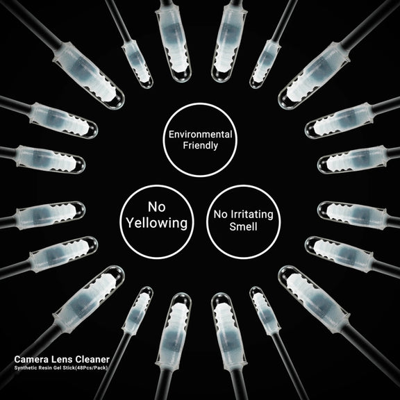 2UUL CL21 48pcs/box Camera Lens Dust Cleaning Synthetic Resin Gel Stick