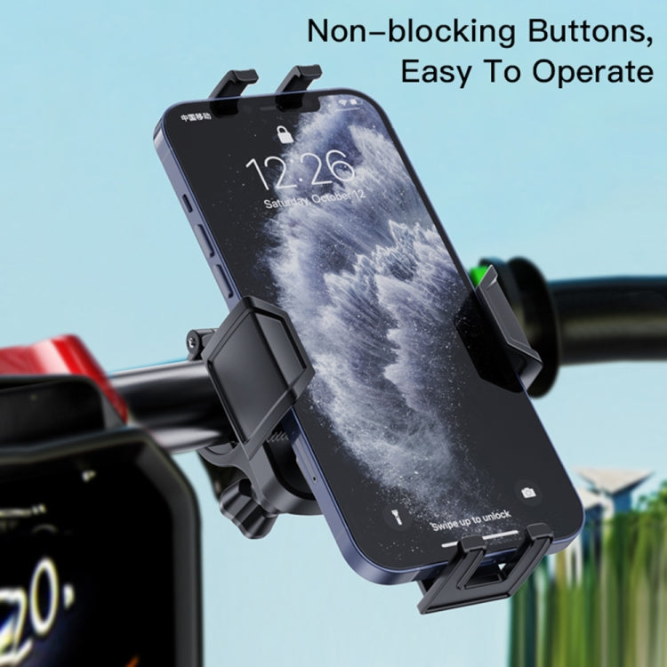 Yesido C127 Dual Side Adjustable Bicycle Handle Phone Holder(Black) - free shipping - PMC Jewellery - Order now!