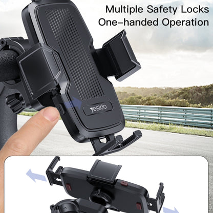 Yesido C127 Dual Side Adjustable Bicycle Handle Phone Holder(Black) - free shipping - PMC Jewellery - Order now!
