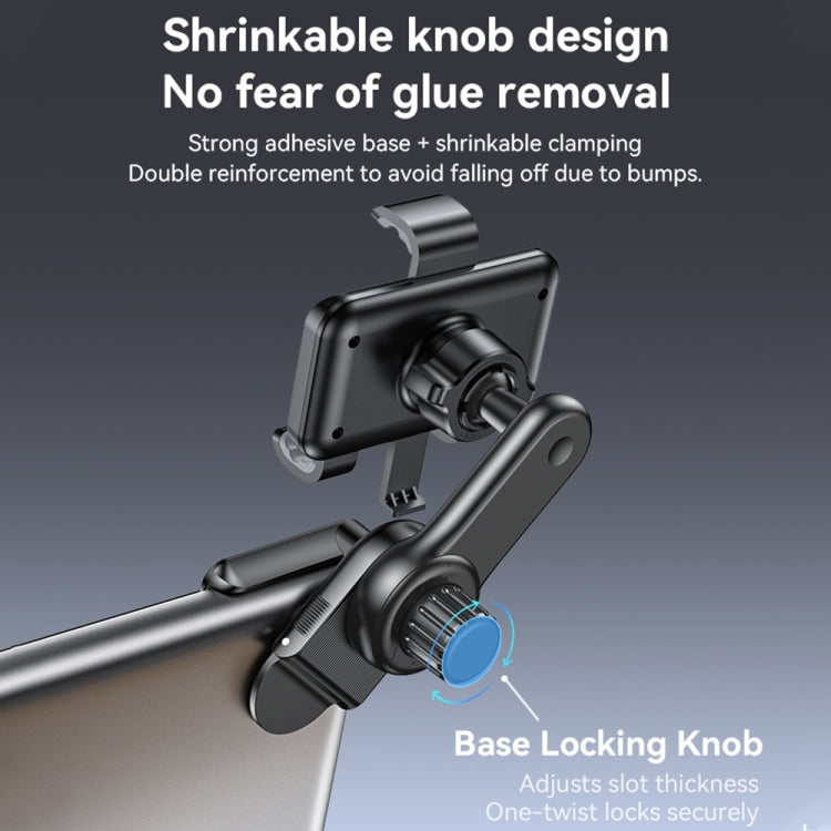 Yesido C250 Phone Clamp Holder For Car Floating Screen(Black) - free shipping - PMC Jewellery - Order now!