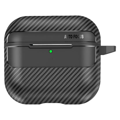For AirPods 4 Carbon Fiber Texture Bluetooth Earphone Protective Case(Black) - free shipping - PMC Jewellery - Order now!