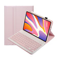 For Huawei MatePad SE 11 2024 AH21 Ultra-thin Detachable Bluetooth Keyboard Leather Tablet Case(Pink White) - Others Keyboard by PMC Jewellery | Online Shopping South Africa | PMC Jewellery | Buy Now Pay Later Mobicred