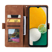 For Samsung Galaxy S25+ 5G Retro Splicing Horizontal Flip Leather Phone Case(Blue)