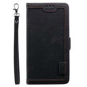 For Samsung Galaxy S25 5G Retro Splicing Horizontal Flip Leather Phone Case(Black)