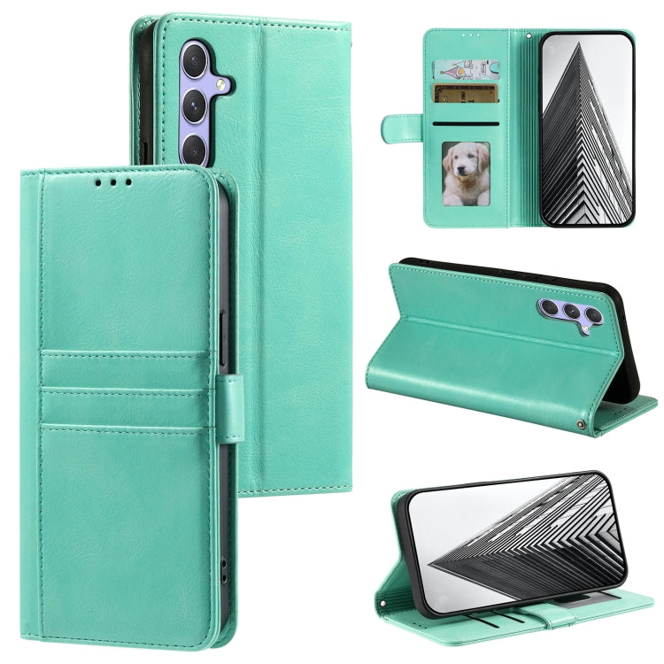 For Samsung Galaxy S25 5G Simple 6-Card Wallet Leather Phone Case(Green) - free shipping - PMC TechLife - Order now!