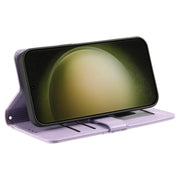 For Samsung Galaxy S25 5G Simple 6-Card Wallet Leather Phone Case(Purple)