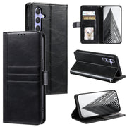For Samsung Galaxy S25+ 5G Simple 6-Card Wallet Leather Phone Case(Black)