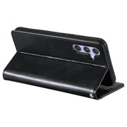 For Samsung Galaxy S25+ 5G Simple 6-Card Wallet Leather Phone Case(Black)