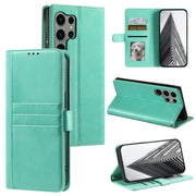 For Samsung Galaxy S25 Ultra 5G Simple 6-Card Wallet Leather Phone Case(Brown)
