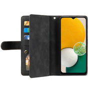 For Samsung Galaxy S25+ 5G Nine Card Zipper Bag Leather Phone Case with Lanyard(Black)