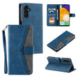 For Samsung Galaxy S25 5G Nail Skin Feel Stitching Calf Texture Leather Phone Case(Blue) - Galaxy S25 5G Cases by PMC TechLife | Online Shopping South Africa | PMC TechLife | Buy Now Pay Later Mobicred