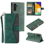 For Samsung Galaxy S25+ 5G Nail Skin Feel Stitching Calf Texture Leather Phone Case(Green)