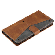 For Samsung Galaxy S25+ 5G Nail Skin Feel Stitching Calf Texture Leather Phone Case(Brown)
