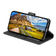 For Samsung Galaxy S25 Ultra 5G Nail Skin Feel Stitching Calf Texture Leather Phone Case(Black)