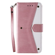 For Samsung Galaxy S25 Ultra 5G Nail Skin Feel Stitching Calf Texture Leather Phone Case(Rose Gold)
