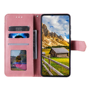 For Samsung Galaxy S25 Ultra 5G Nail Skin Feel Stitching Calf Texture Leather Phone Case(Rose Gold)