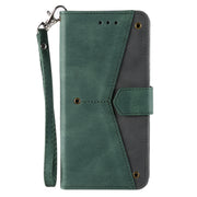 For Samsung Galaxy S25 Ultra 5G Nail Skin Feel Stitching Calf Texture Leather Phone Case(Green)