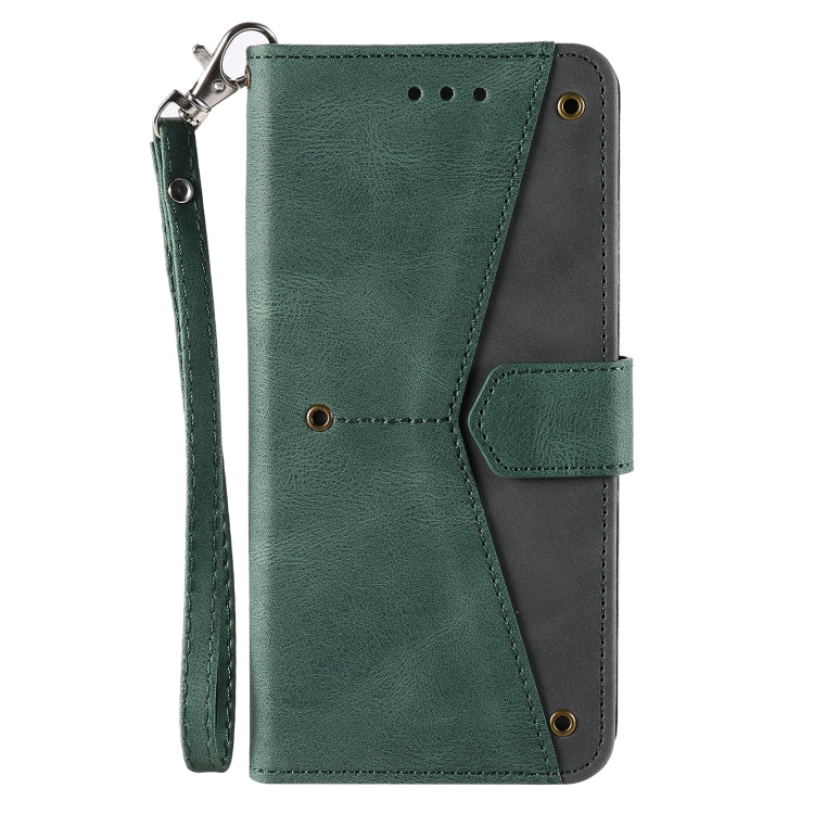 For Samsung Galaxy S25 Ultra 5G Nail Skin Feel Stitching Calf Texture Leather Phone Case(Green)