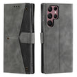 For Samsung Galaxy S25 Ultra 5G Nail Skin Feel Stitching Calf Texture Leather Phone Case(Grey) - Galaxy S25 Ultra 5G Cases by PMC TechLife | Online Shopping South Africa | PMC TechLife | Buy Now Pay Later Mobicred