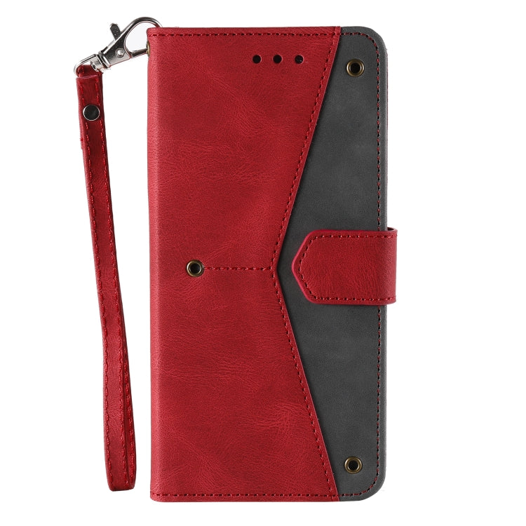For Samsung Galaxy S25 Ultra 5G Nail Skin Feel Stitching Calf Texture Leather Phone Case(Red)
