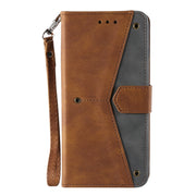 For Samsung Galaxy S25 Ultra 5G Nail Skin Feel Stitching Calf Texture Leather Phone Case(Brown)