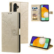 For Samsung Galaxy S25+ 5G Totem Flower Embossed Leather Phone Case(Gold) - Galaxy S25+ 5G Cases by PMC TechLife | Online Shopping South Africa | PMC TechLife | Buy Now Pay Later Mobicred