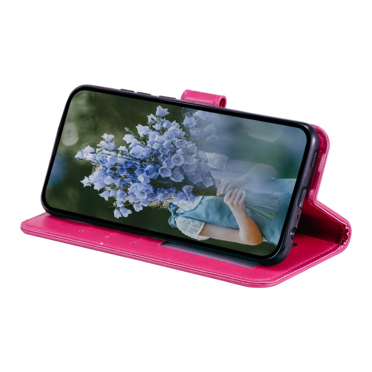 For Samsung Galaxy S25 Ultra 5G Totem Flower Embossed Leather Phone Case with Lanyard(Red) - free shipping - PMC TechLife - Order now!