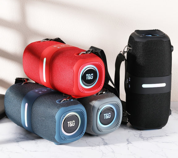 T&G TG669 Outdoor Portable TWS Colorful Wireless Bluetooth Speaker(Grey)