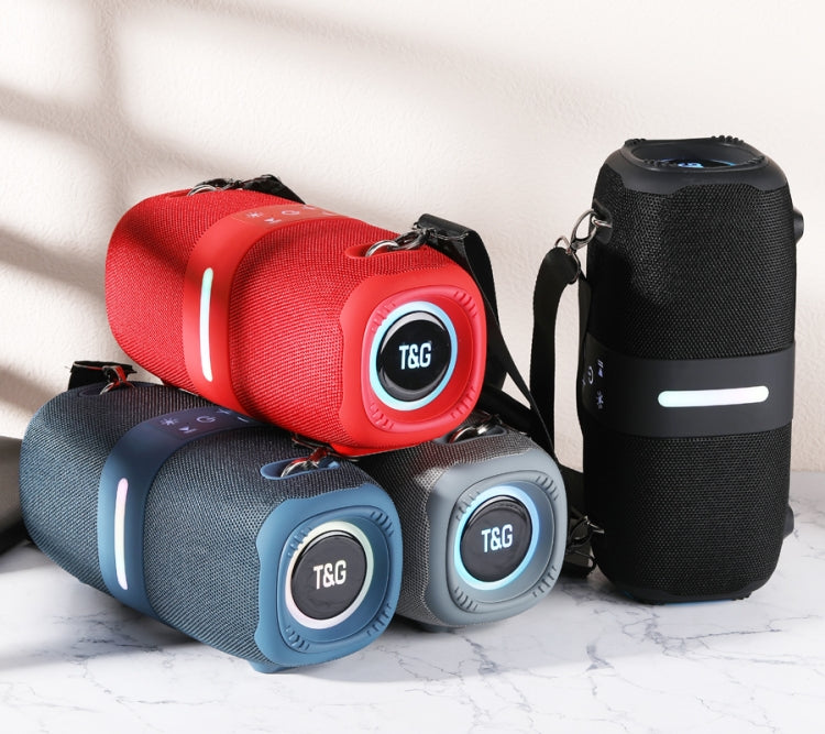 T&G TG669 Outdoor Portable TWS Colorful Wireless Bluetooth Speaker(Grey)