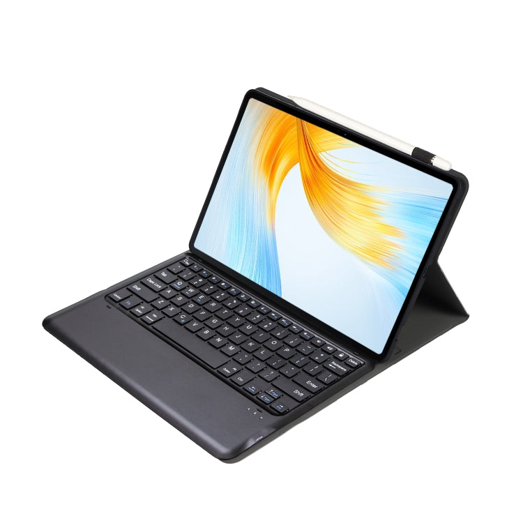 For Huawei MatePad Air 12 2024 Ultra-thin Detachable Bluetooth Keyboard Leather Tablet Case(Black)