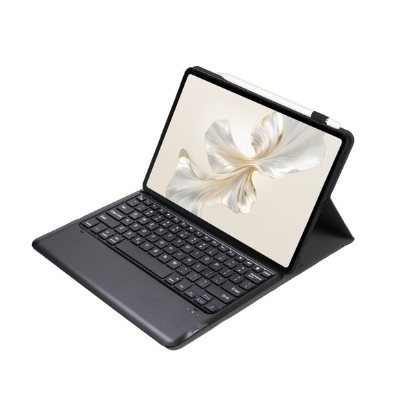 For Huawei MatePad Pro 12.2 Ultra-thin Detachable Bluetooth Keyboard Leather Tablet Case(Black White)