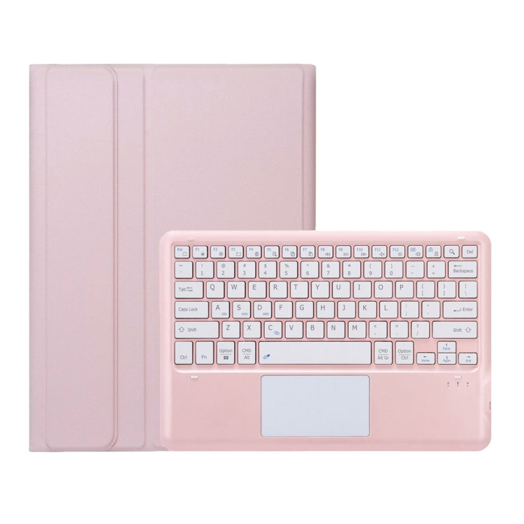 For Huawei MatePad Air 12 2024 Ultra-thin Detachable Bluetooth Keyboard Leather Tablet Case with Touchpad(Pink White) - free shipping - PMC Jewellery - Order now!