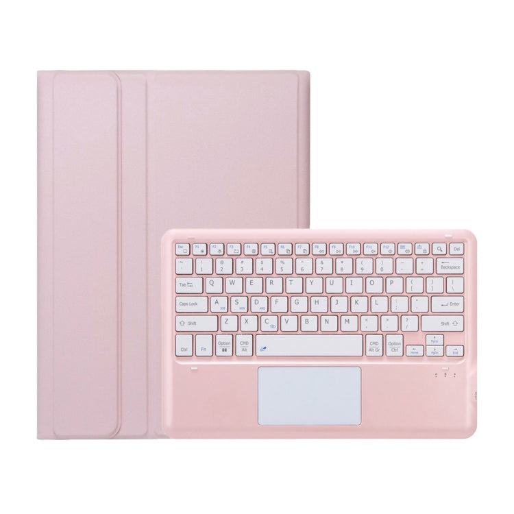 For Honor MagicPad 2 12.3 AH22-A Ultra-thin Detachable Bluetooth Keyboard Leather Tablet Case with Touchpad(Pink White) - Huawei Keyboard by PMC Jewellery | Online Shopping South Africa | PMC Jewellery | Buy Now Pay Later Mobicred