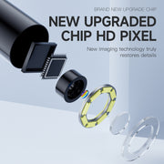P230 8mm 2 inch Single Camera Endoscope with Screen, Length:10m