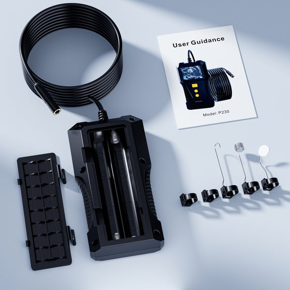 P230 8mm 2 inch Single Camera Endoscope with Screen, Length:10m