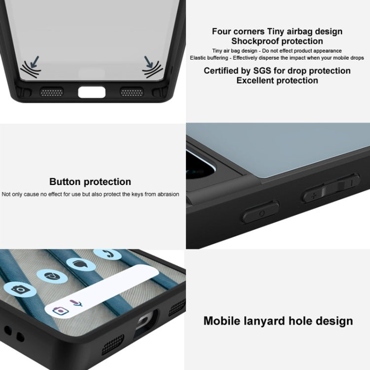 For Samsung Galaxy S24 FE 5G imak UX-9B Series Four Corners Tiny Airbag Shockproof Phone Case(Black)