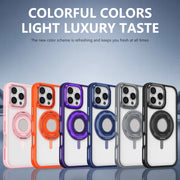 For iPhone 16 Plus Skin Feel Transparent 360 Degree Rotating Silicone Ring Holder Phone Case(Pink)