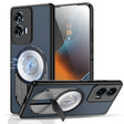 For Motorola Edge 50 Fusion Heat Dissipation Aromatherapy MagSafe Holder Phone Case(Black) - Motorola Cases by PMC TechLife | Online Shopping South Africa | PMC TechLife | Buy Now Pay Later Mobicred