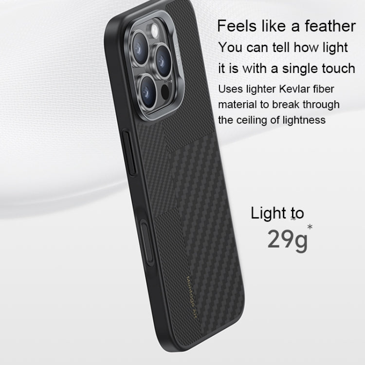 For iPhone 16 Pro Max Benks Montage MagSafe Kevlar Fiber Phone Case(Black) - free shipping - PMC Jewellery - Order now!