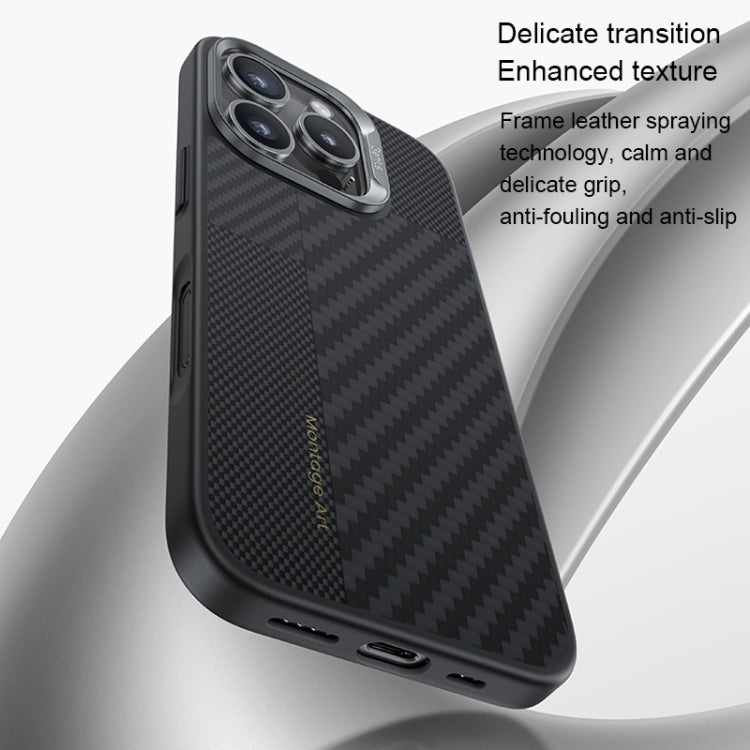 For iPhone 16 Pro Max Benks Montage MagSafe Kevlar Fiber Phone Case(Black) - free shipping - PMC Jewellery - Order now!