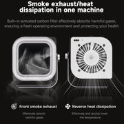 TBK F001 3 in 1 Smoking & UV Curing & Filtration Smoke Exhaust Multifunctional Fan