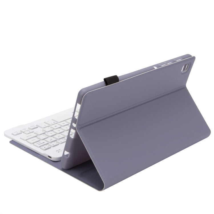 For Redmi Pad SE 8.7 A0N12 TPU Ultra-thin Detachable Bluetooth Keyboard Tablet Leather Case(Purple) - free shipping - PMC Jewellery - Order now!
