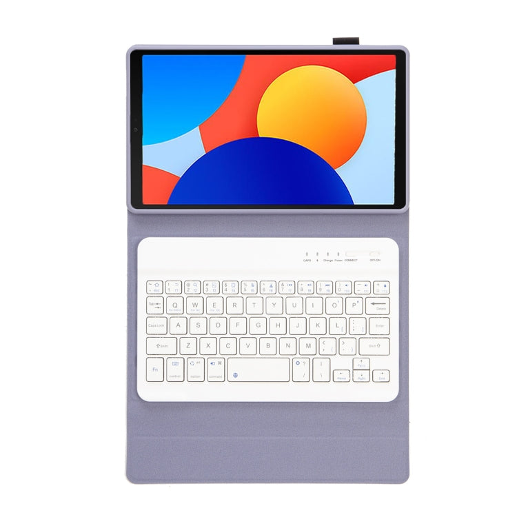 For Redmi Pad SE 8.7 A0N12 TPU Ultra-thin Detachable Bluetooth Keyboard Tablet Leather Case(Purple) - free shipping - PMC Jewellery - Order now!