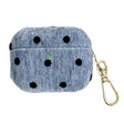 For AirPods 3 Velvet Cloth + PC Headset Shockproof Case(Blue) - For AirPods 3 by PMC Jewellery | Online Shopping South Africa | PMC Jewellery | Buy Now Pay Later Mobicred