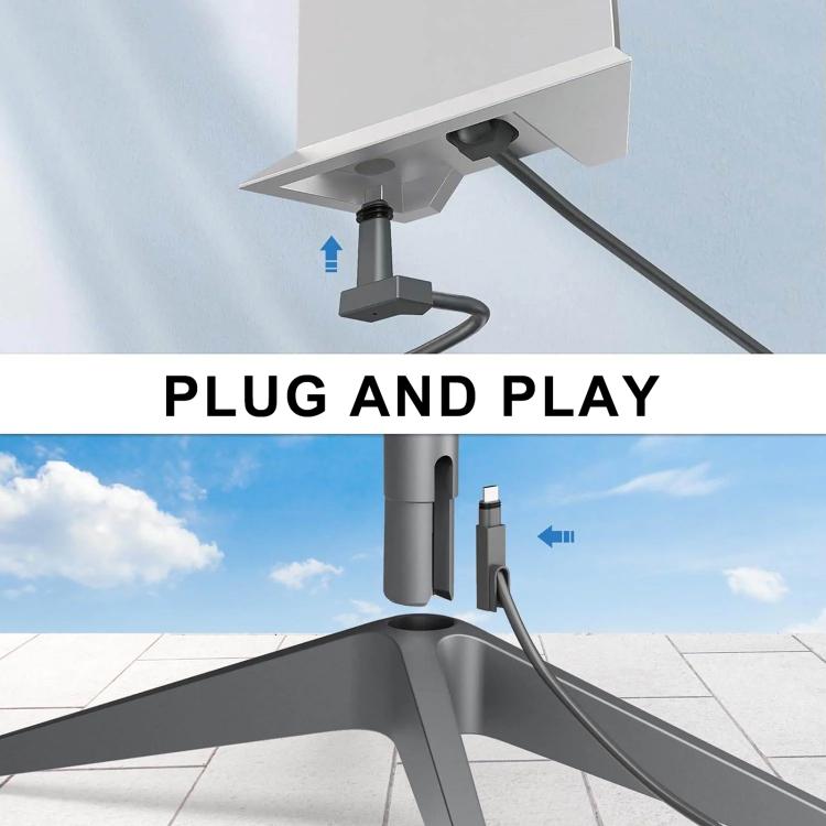 Onten SL201 CAT5E Ethernet Connection Cable for Starlink Gen2, Length:5m - free shipping - PMC TechLife - Order now!