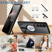 For Meizu 21 Pro Heat Dissipation Aromatherapy MagSafe Holder Phone Case(Black)