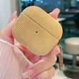 For AirPods 3 Corduroy Cloth Pattern Earphone Protective Case(Khaki) - For AirPods 3 by PMC Jewellery | Online Shopping South Africa | PMC Jewellery | Buy Now Pay Later Mobicred